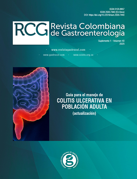 Revista colombiana de Gastroenterlogía Volumen 40 Suplemento No. 1