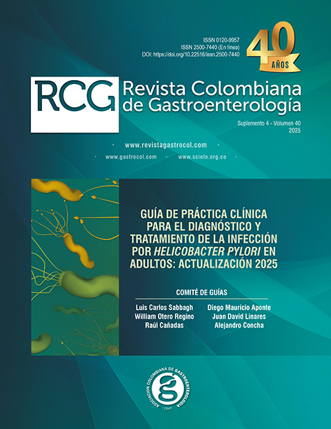 Guía de práctica clínica para el diagnóstico y tratamiento de la infección por Helicobacter pylori en adultos: actualización 2025