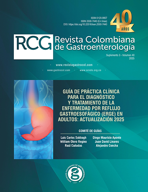 Guía de práctica clínica para el diagnóstico y tratamiento de la enfermedad por reflujo gastroesofágico (ERGE) en adultos: actualización 2025